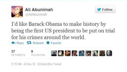 Abunimah on Obama