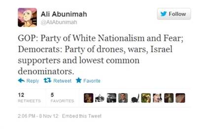 Abunimah on US parties